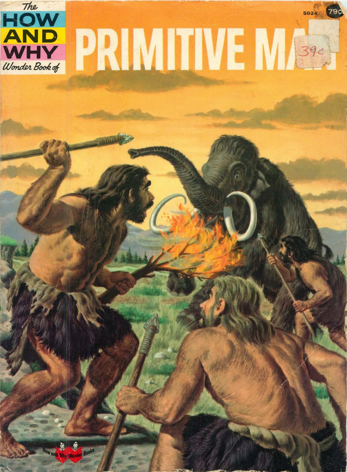 How and Why Wonder Book of Primitive Man by Donald Barr