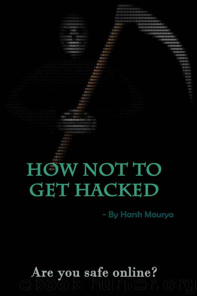 How not to get hacked: Are you safe online? by Harsh Maurya