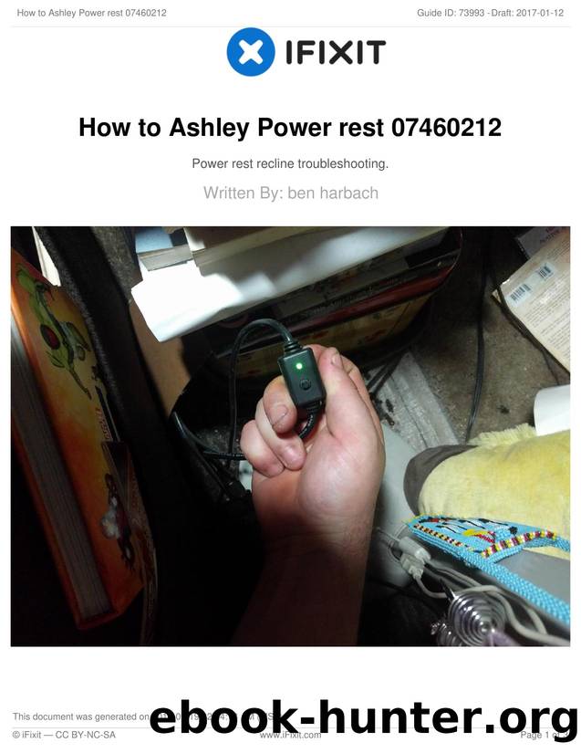 How to Ashley Power rest 07460212 by Unknown