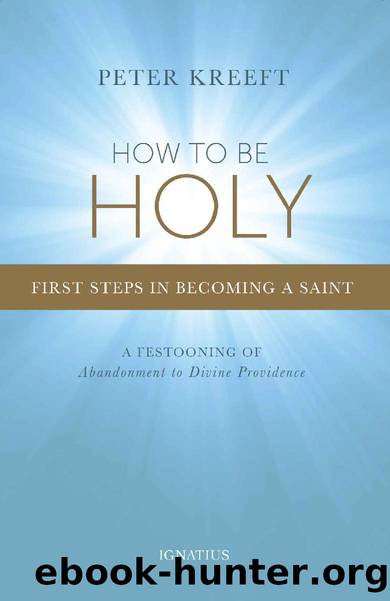 How to Be Holy: First Steps in Becoming a Saint by Peter Kreeft