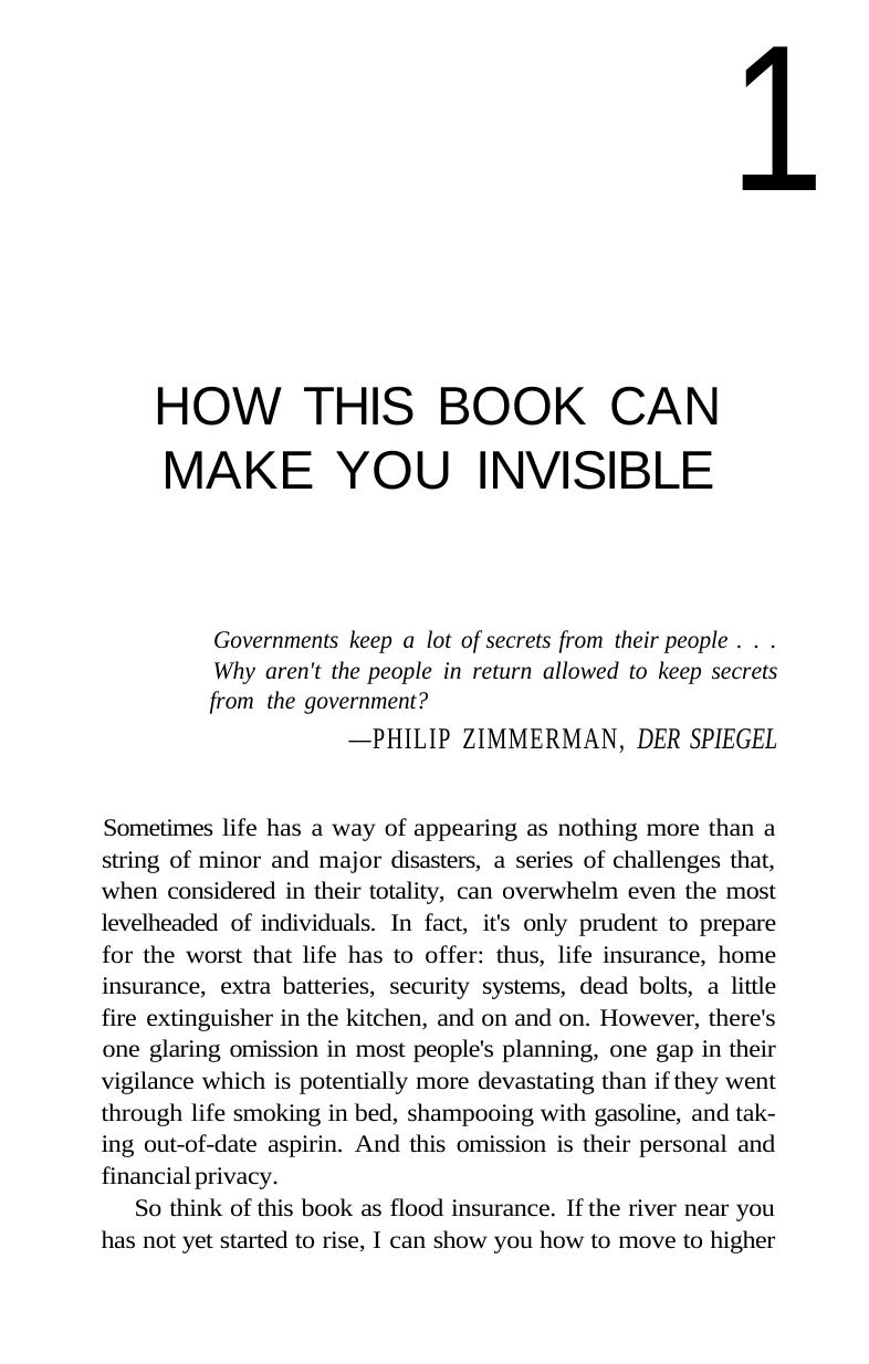 How to Be Invisible: The Essential Guide to Protecting Your Personal Privacy, Your Assets, and Your Life by J.J. Luna