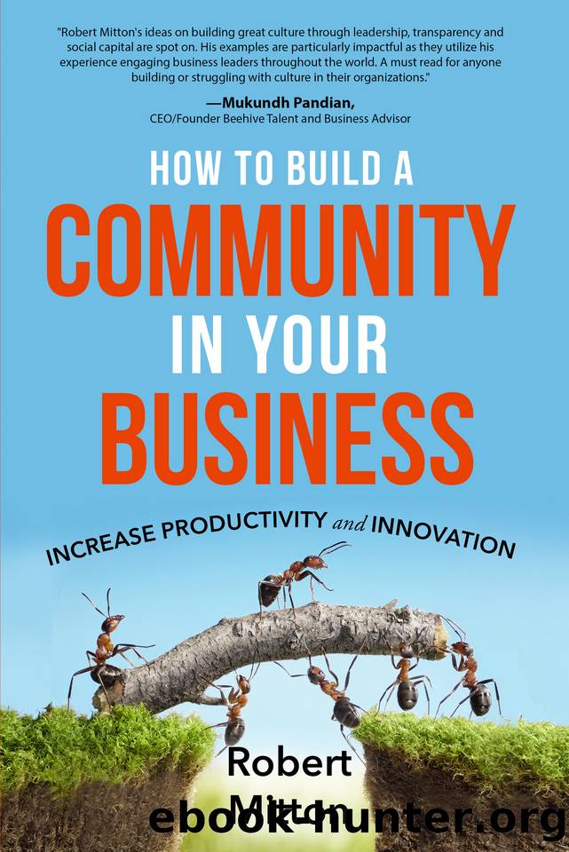 How to Build a Community in Your Business: Increase Productivity and Innovation Second Edition by Mitton Robert