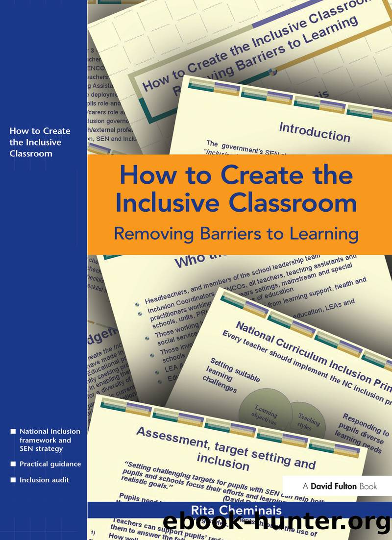 How to Create the Inclusive Classroom by Cheminais Rita;