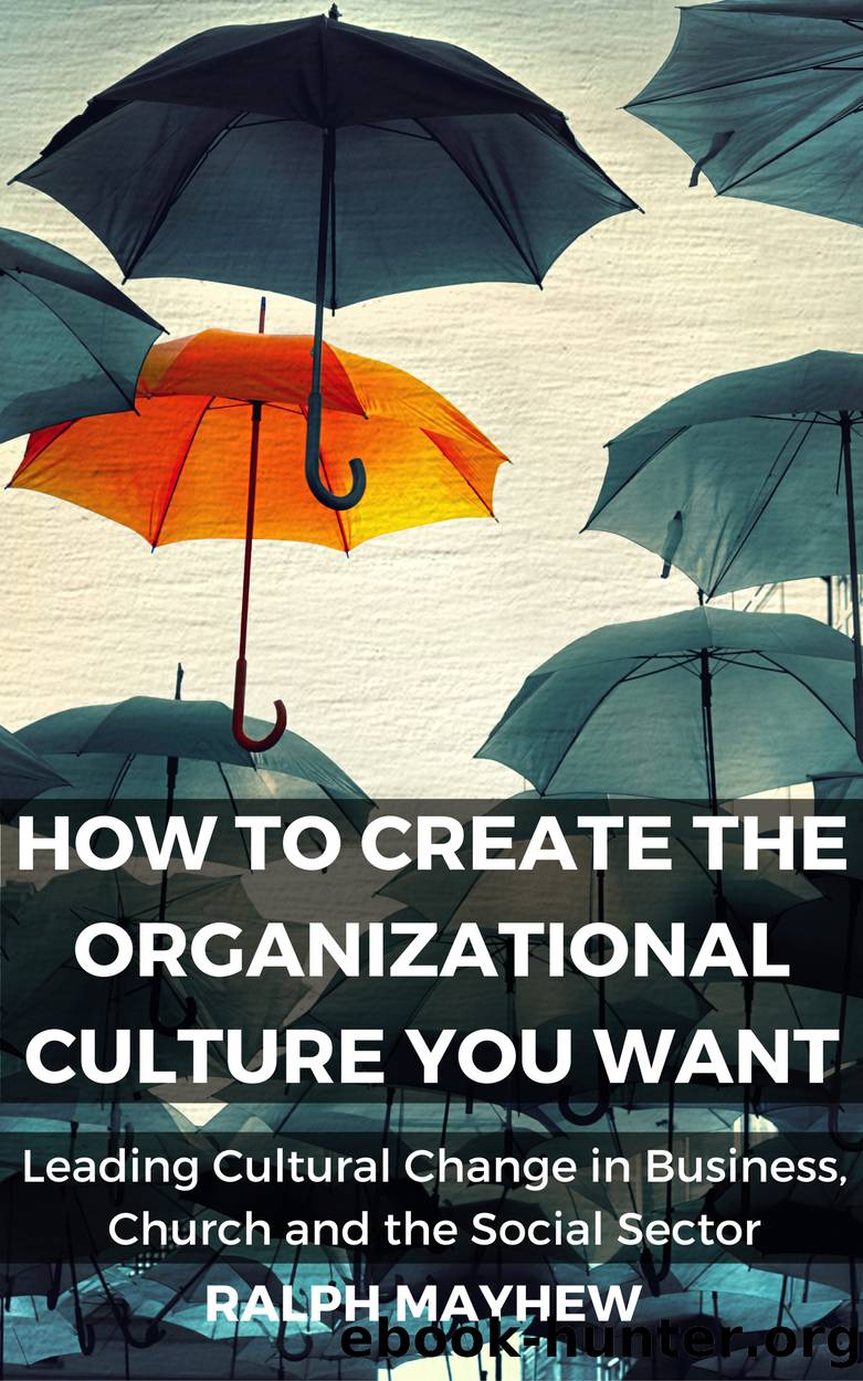 How to Create the Organizational Culture You Want by Ralph Mayhew