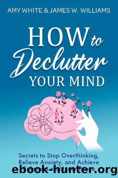 How to Declutter Your Mind: Secrets to Stop Overthinking, Relieve Anxiety, and Achieve Calmness and Inner Peace (Mindfulness and Minimalism Book 2) by Amy White & James W. Williams