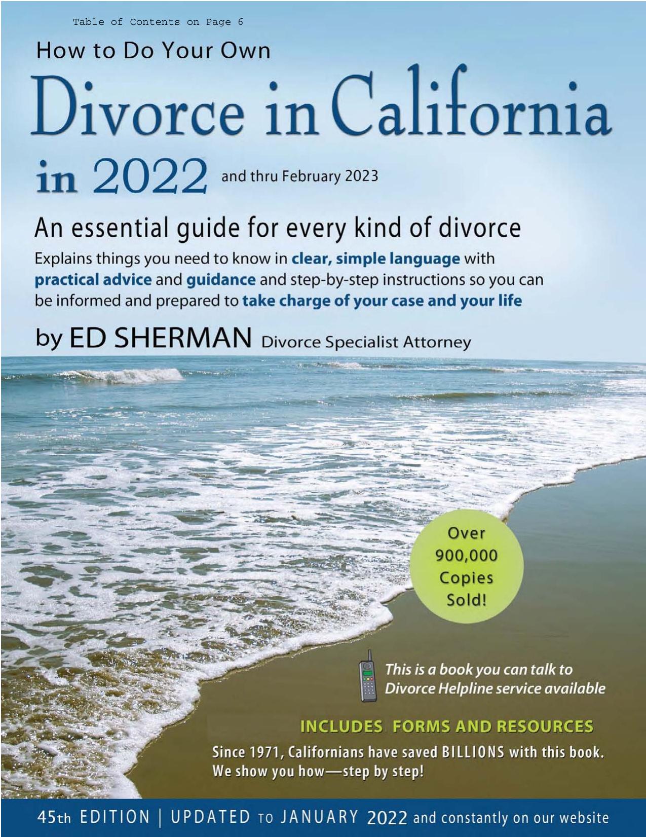 How to Do Your Own Divorce in California in 2022 by Ed Sherman
