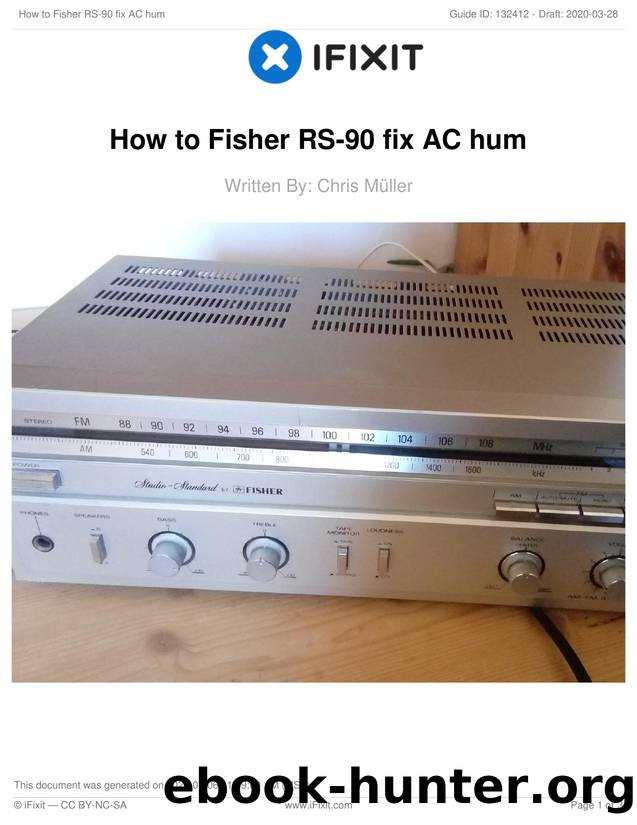 How to Fisher RS-90 fix AC hum by Unknown