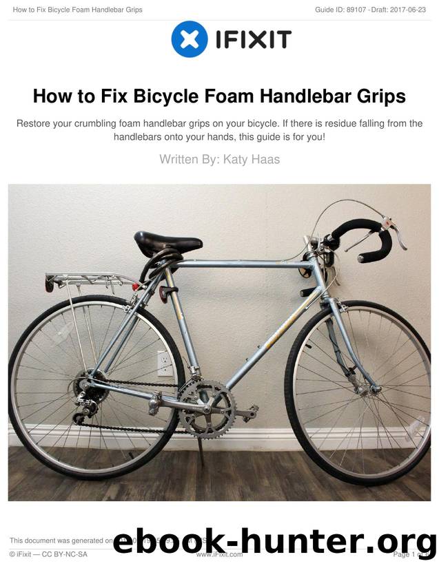 How to Fix Bicycle Foam Handlebar Grips by Unknown
