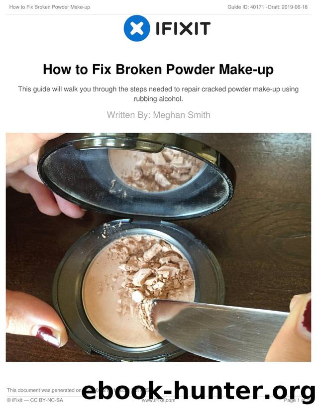 How to Fix Broken Powder Make-up by Unknown