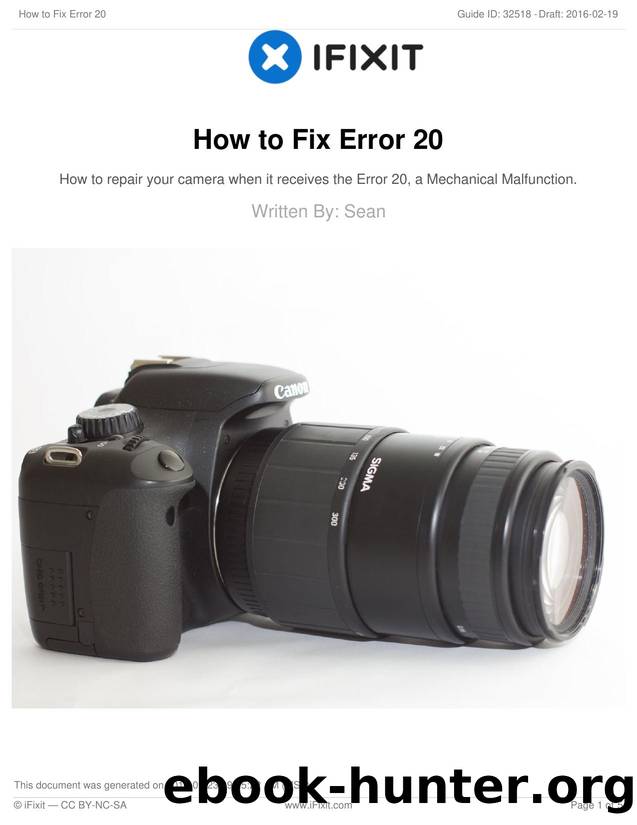 How to Fix Error 20 by Unknown