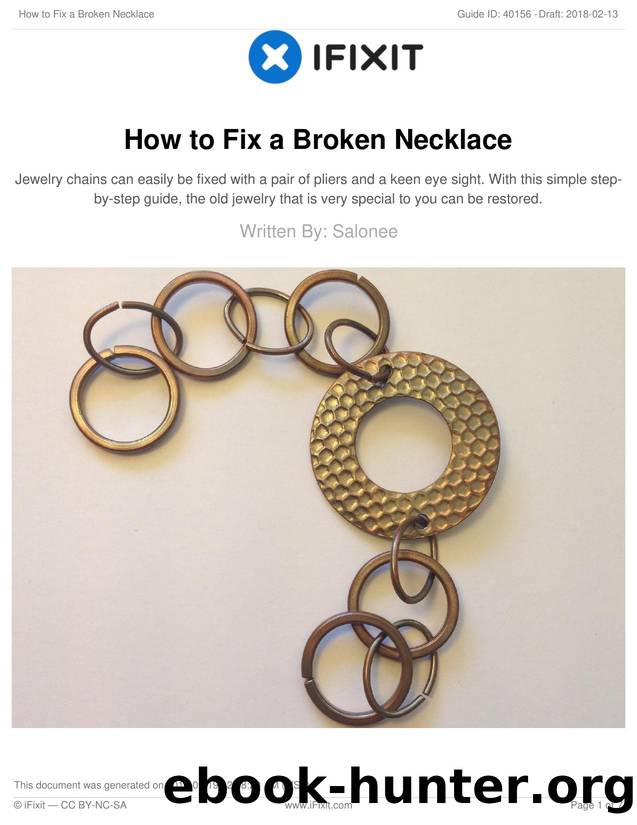 How to Fix a Broken Necklace by Unknown