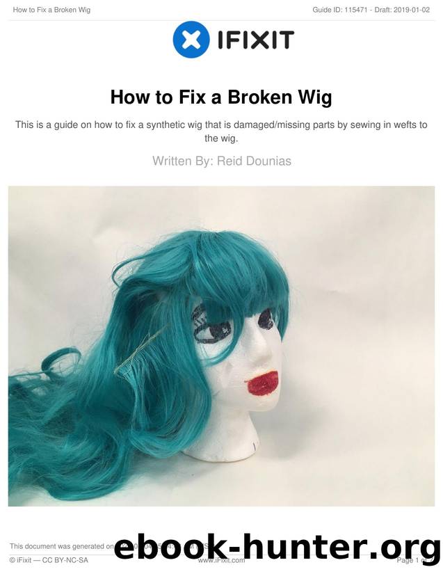 How to Fix a Broken Wig by Unknown