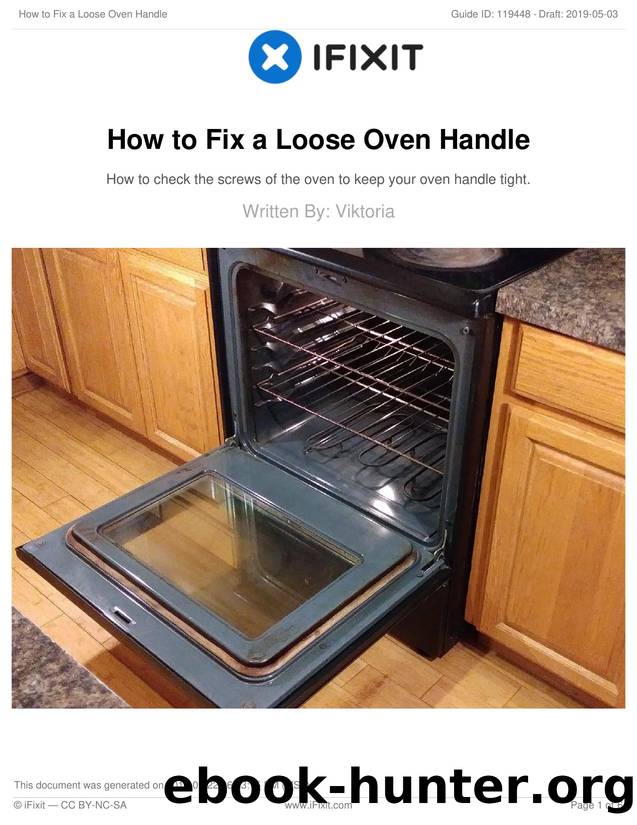 How to Fix a Loose Oven Handle by Unknown