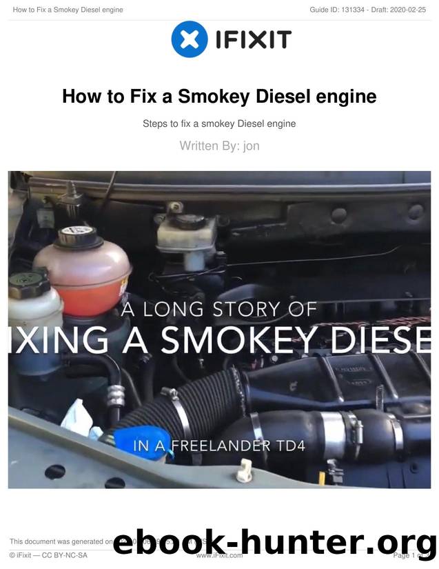 How to Fix a Smokey Diesel engine by Unknown