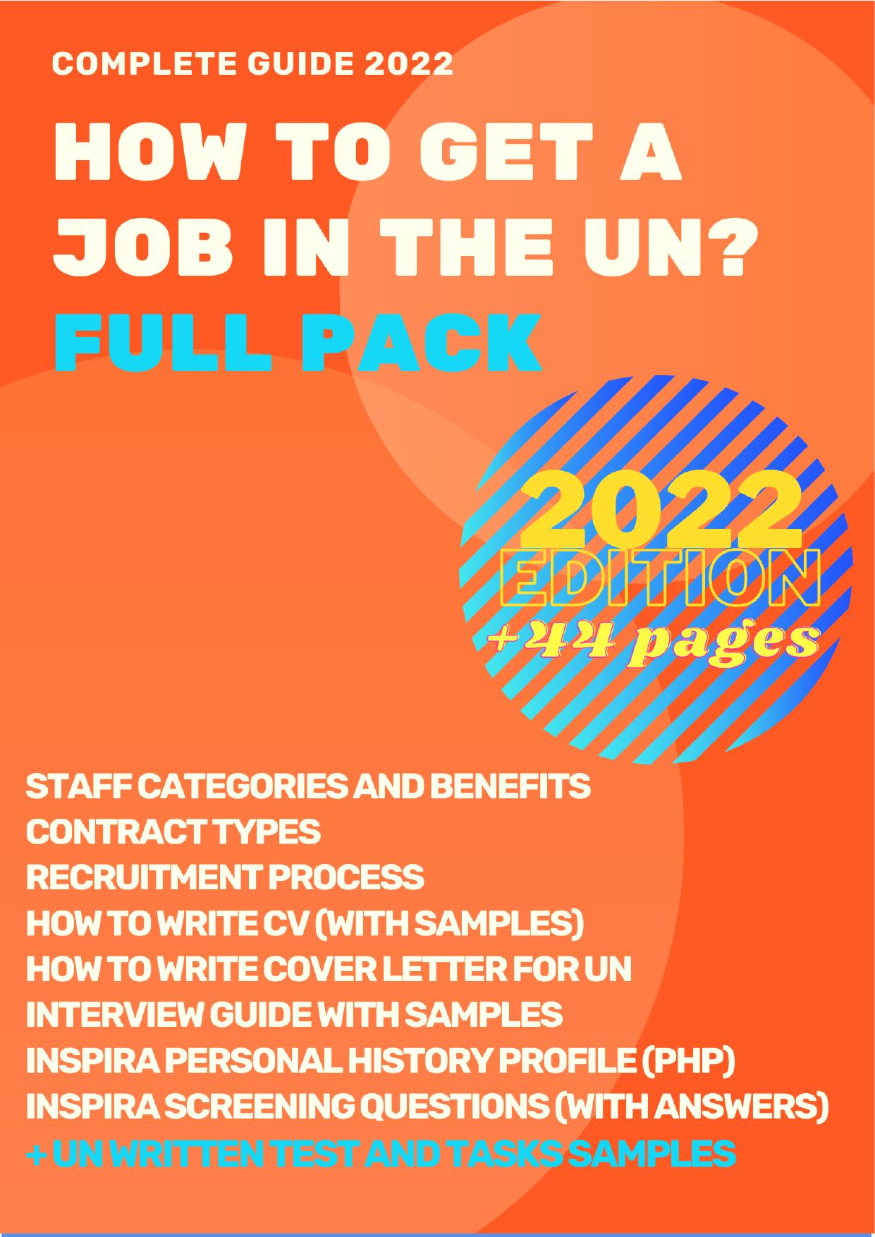How to Get a Job at the UN 2022 - NEW Full Guide by United Nations