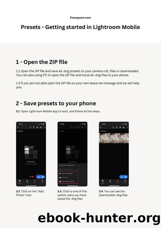 How to Install Mobile Presets by pixasquare