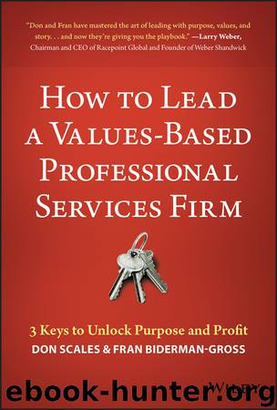 How to Lead a Values-Based Professional Services Firm by Don Scales & Fran Biderman Gross