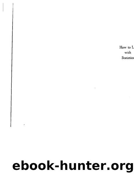How to Lie With Statistics (1954) by Huff
