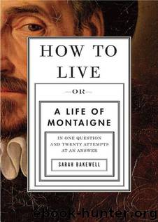 How to Live: A Life of Montaigne in One Question and Twenty Attempts at an Answer by Sarah Bakewell