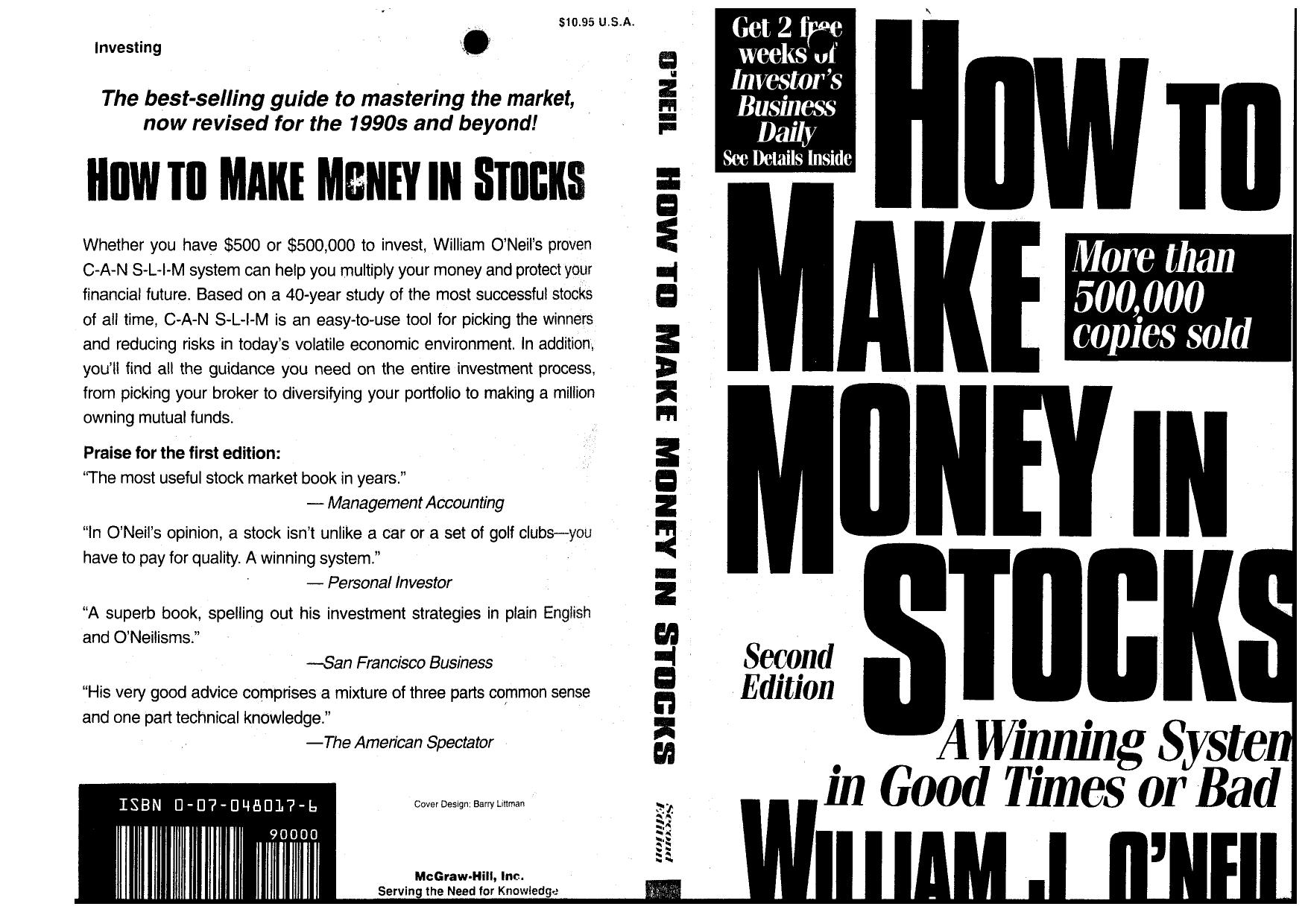 How to Make Money in Stocks by William J. O'Neil