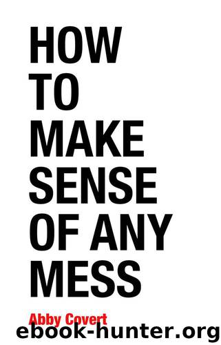 How to Make Sense of Any Mess: Information Architecture for Everybody by Covert Abby