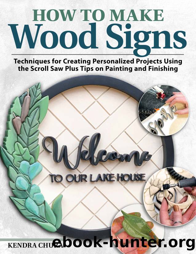 How to Make Wood Signs by Kendra Chura