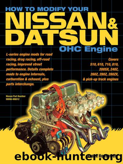 How to Modify Your Nissan & Datsun OHC Engine by Frank Honsowetz