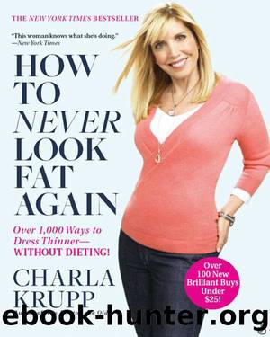 How to Never Look Fat Again: Over 1,000 Ways to Dress ThinnerâWithout Dieting! by Charla Krupp
