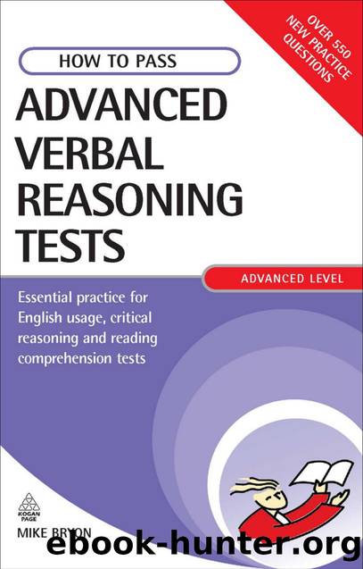 How to Pass Advanced Verbal Reasoning Tests by Unknown