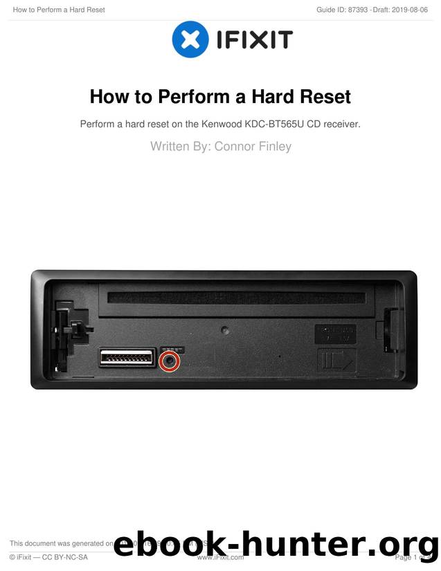 How to Perform a Hard Reset by Unknown