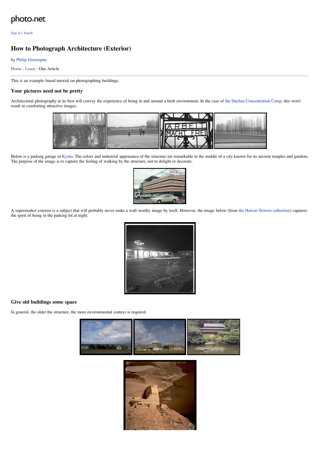How to Photograph Architecture by Exteriors