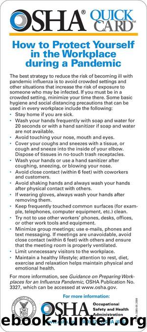 How to Protect Yourself in the Workplace during a Pandemic by OSHA