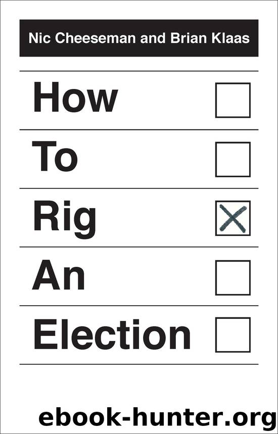 How to Rig an Election by Nic Cheeseman