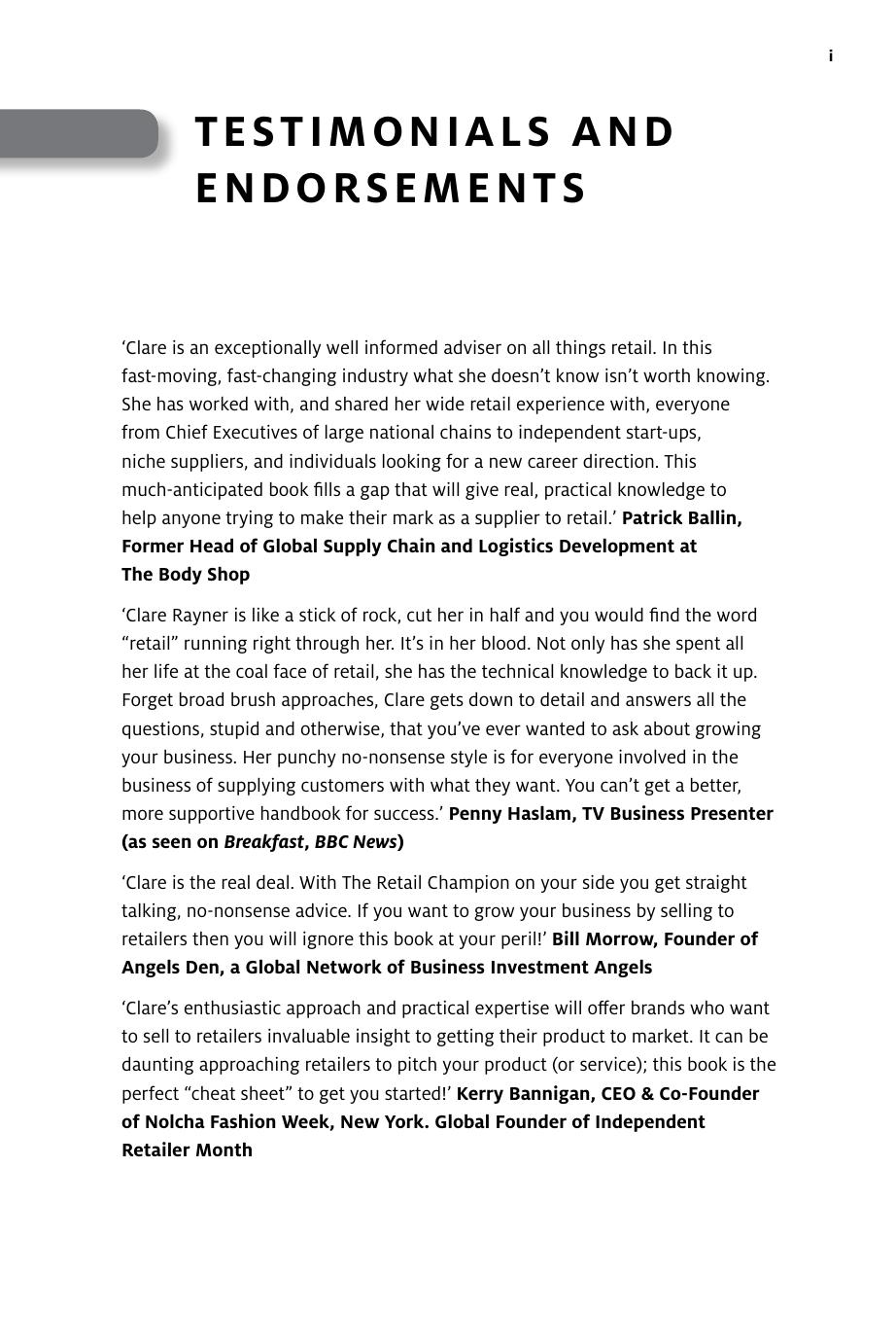 How to Sell to Retail: The Secrets of Getting Your Product to Market by Clare Rayner