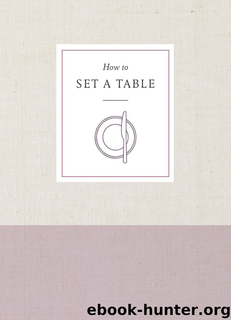 How to Set a Table by Potter
