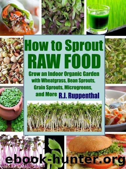 How to Sprout Raw Food: Grow an Indoor Organic Garden with Wheatgrass, Bean Sprouts, Grain Sprouts, Microgreens, and More by R.J. Ruppenthal