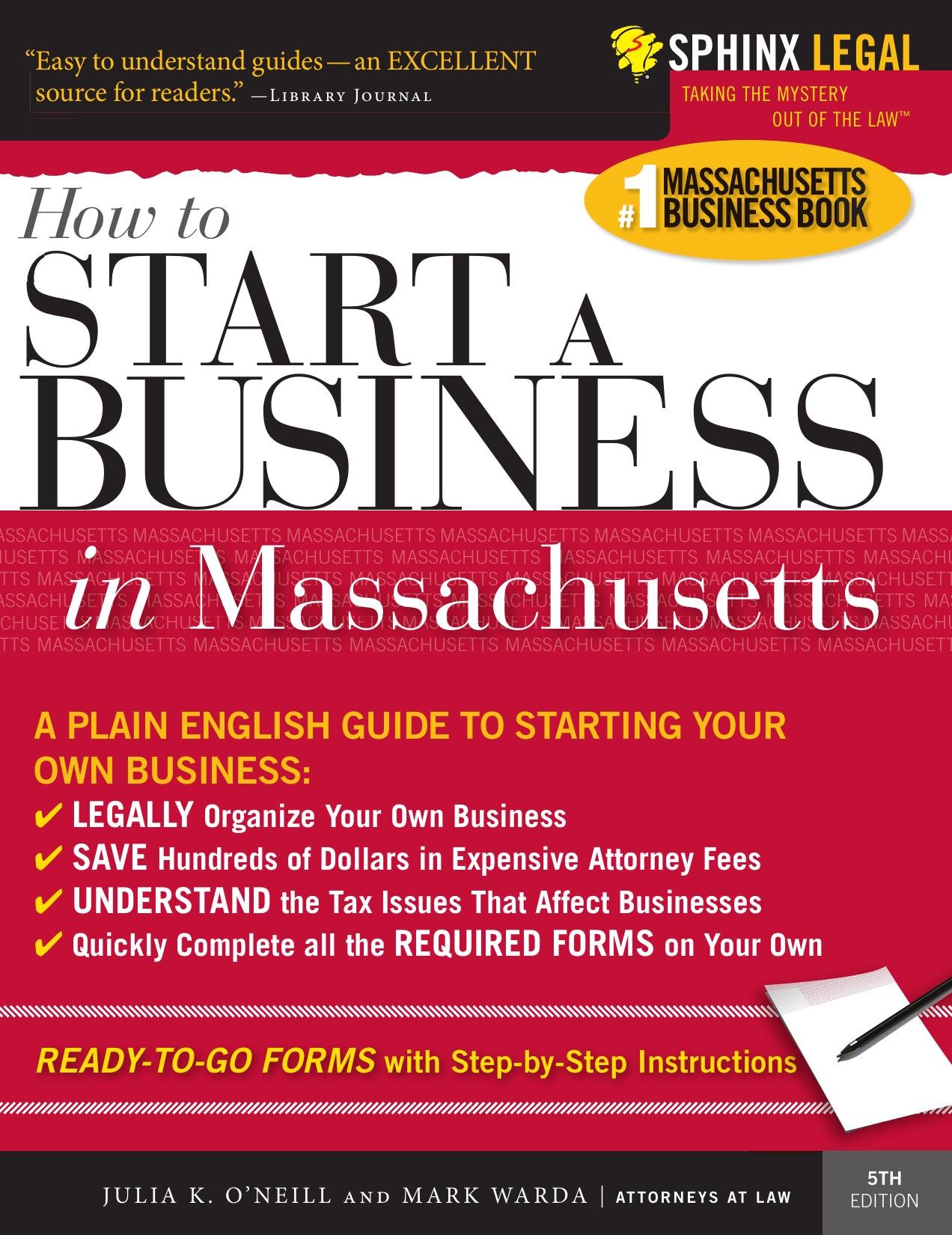 How to Start a Business in Massachusetts by Warda O'Neill