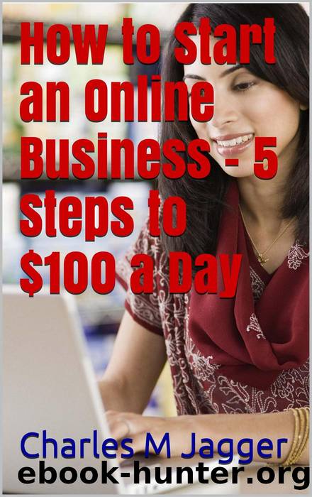 How to Start an Online Business--5 Steps to $100 a Day by Charles M Jagger