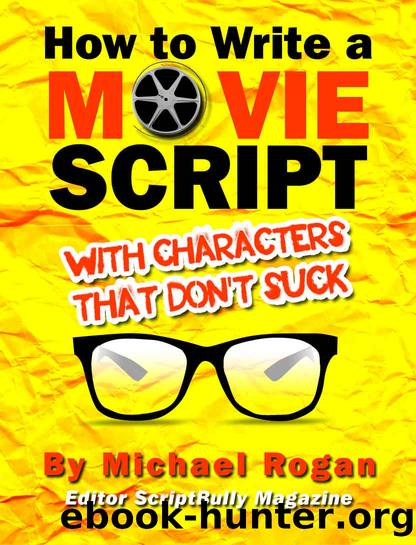 How to Write a Movie Script With Characters That Don't Suck: Your Ultimate, No-Nonsense Screenwriting 101 for Writing Screenplay Characters (Book 2 of ... Writing Made Stupidly Easy" Collection) by Michael Rogan