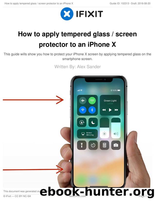 How to apply tempered glass  screen protector to an iPhone X by Unknown