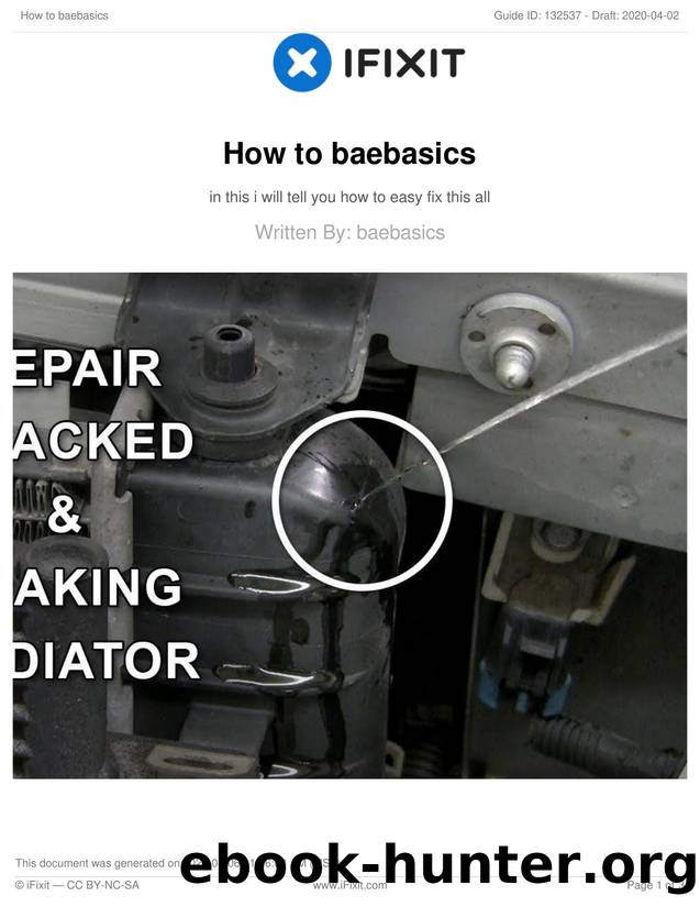 How to baebasics by Unknown