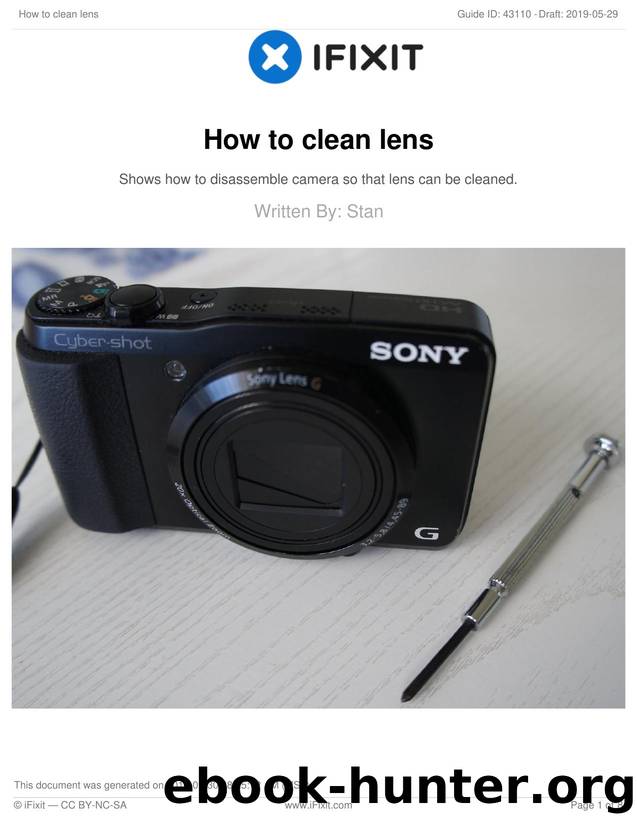 How to clean lens by Unknown