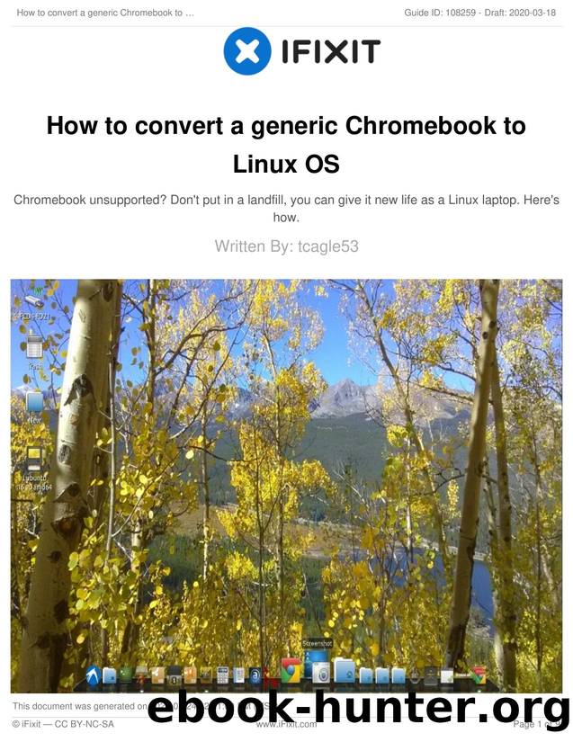 How to convert a generic Chromebook to Linux OS by Unknown