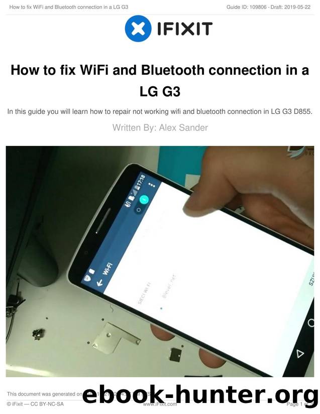 How to fix WiFi and Bluetooth connection in a LG G3 by Unknown