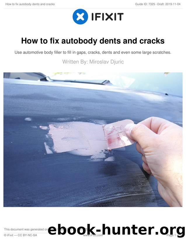 How to fix autobody dents and cracks by Unknown