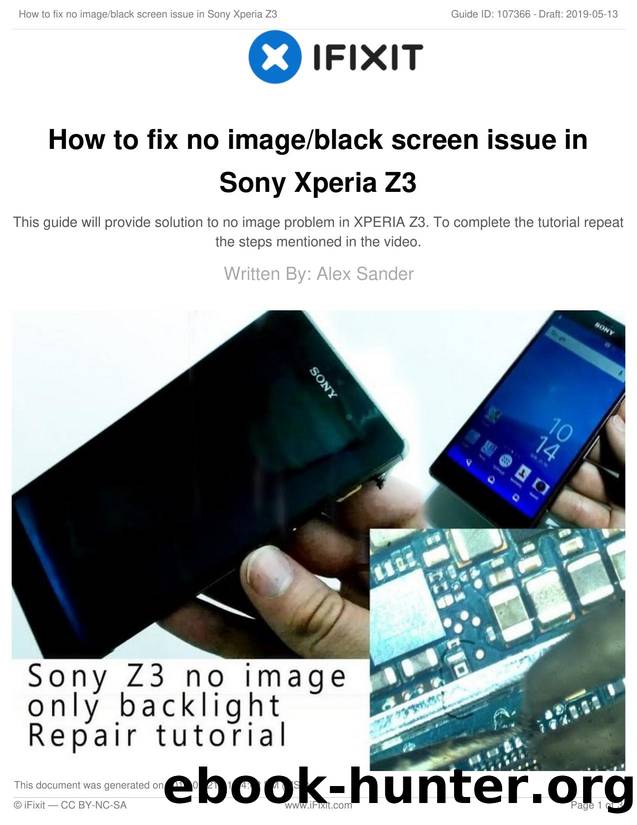 How to fix no imageblack screen issue in Sony Xperia Z3 by Unknown