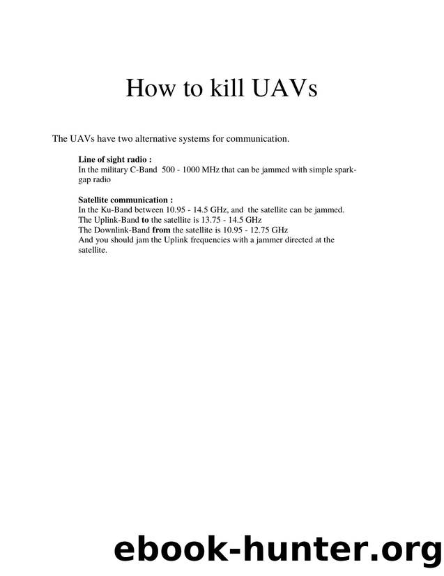 How to kill UAV by Patriot Jon