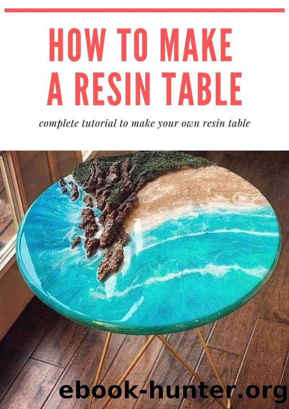 How to make a resin table: epoxy resin river table step by step by Wn Digital