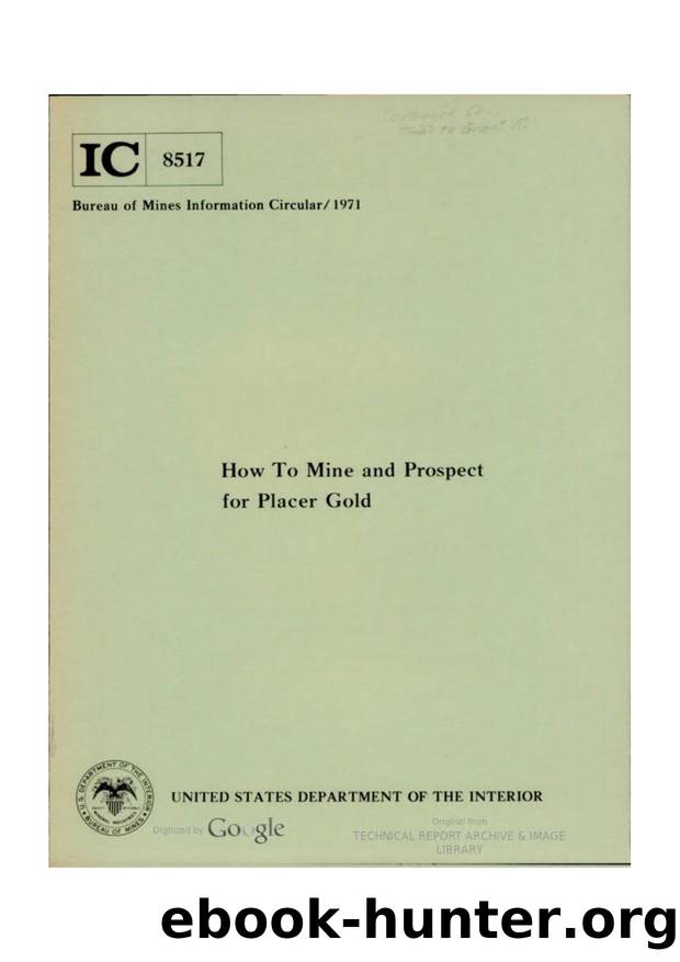 How to mine and prospect for placer gold by J.M. West by Unknown