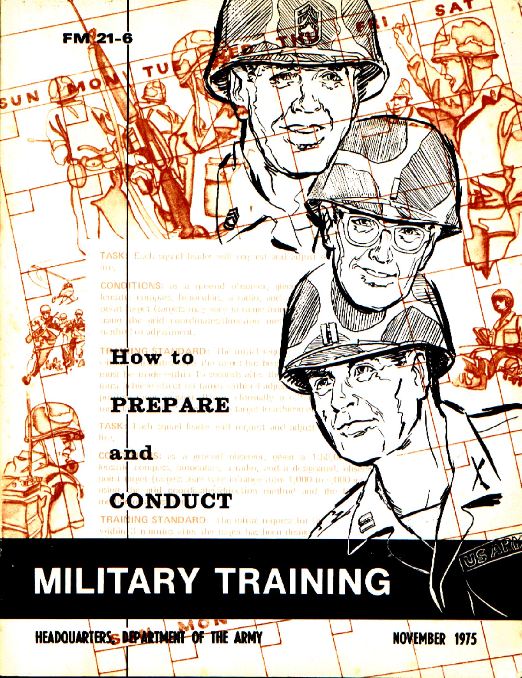 How to prepare and conduct military training by United States. Department of the Army